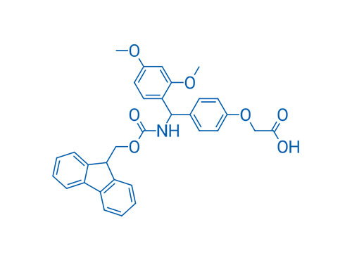 4-[(2,4-DiMethoxyphenyl)(Fmoc-Amino)Methyl]phenoxyacetic acid