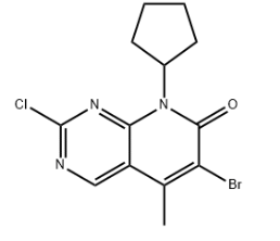 6-Bromo-2-chloro-8-cyclopentyl-5-methylpyrido-[2,3-d]pyrimidin-7(8H)-one
