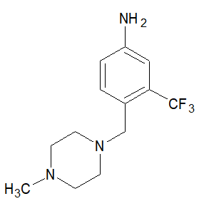 4-((4-methylpiperazin-1-yl)methyl)-3-(trifluoromethyl)aniline